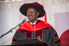 Raila Odinga At Kabarak University's 20th Graduation Ceremony (Photo/Courtesy; Kabarak University)